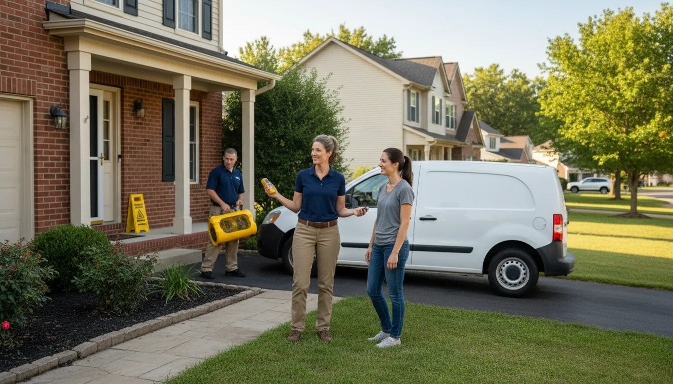 Residential water damage restoration in Soudan, MN
